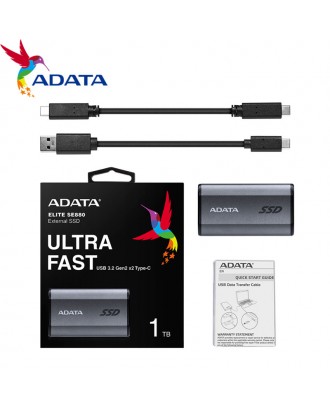 External SSD ADATA SE880 4TB (USB 3.2 Gen2 x2 Type-C, USB 20Gbps)